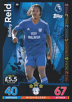 Bobby Reid Cardiff City 2018/19 Topps Match Attax #88